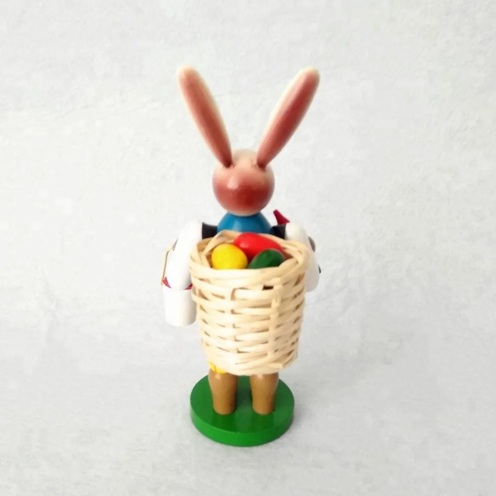Wood stand easter decorative rabbits for the home