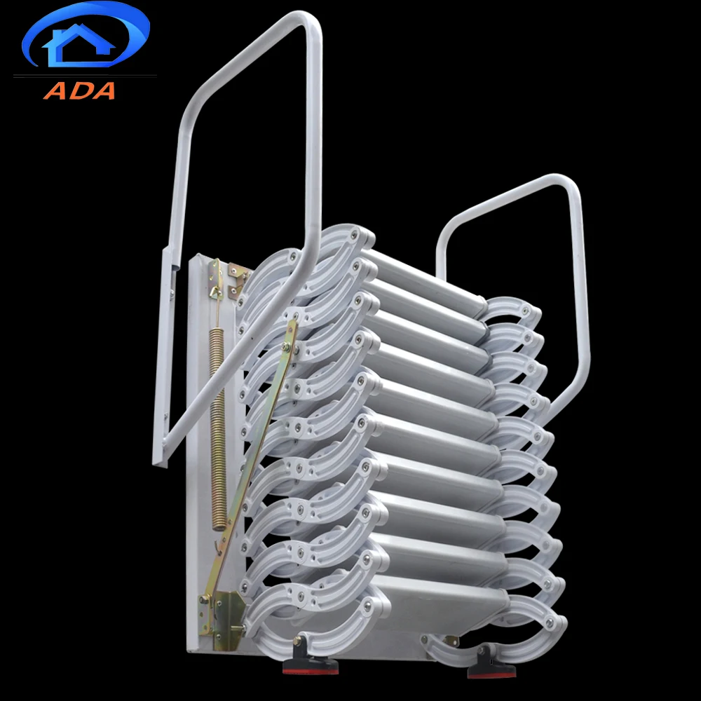 Combination step extension stairs collapsible ladder