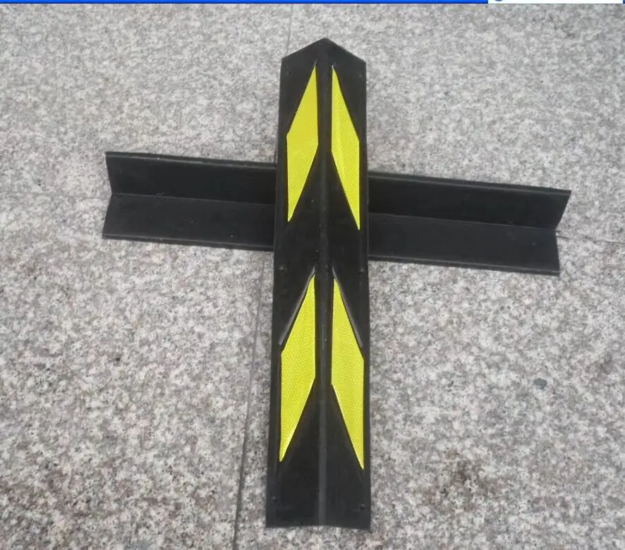 800*100*15mm outside corner guard wall corner protector rubber parking corner guard security products security system