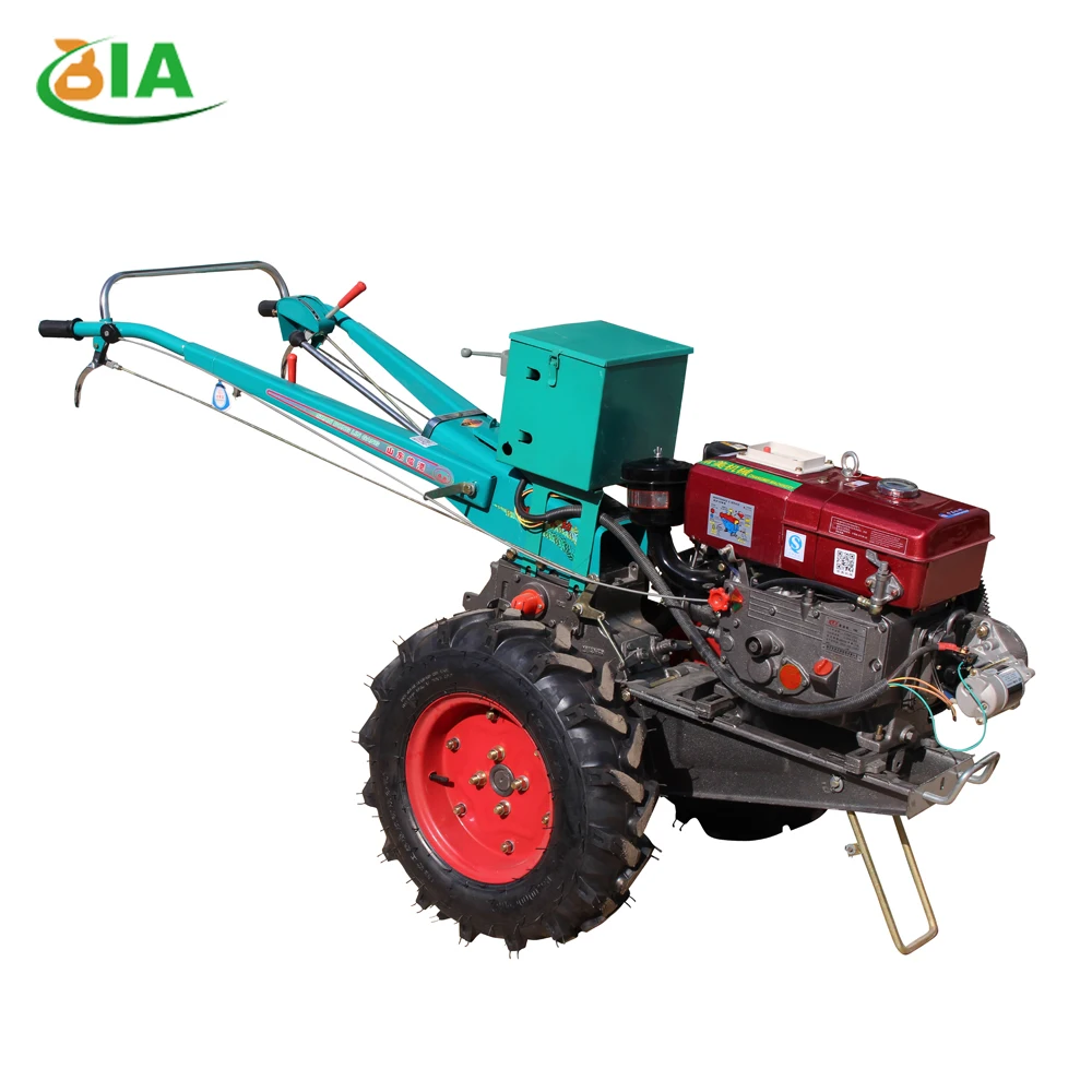 10% Off Accessories Sent As Gifts 12HP Portable Farm Small Hand Operated Walking Tractor For Sale