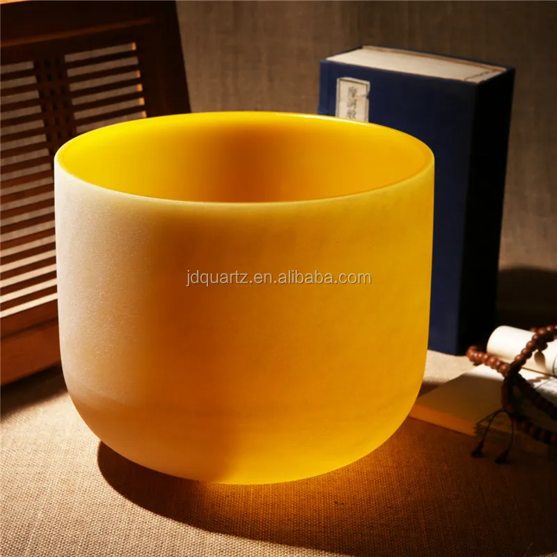 JINGDIAN Chakra set Sound Healing Quartz Crystal Singing Bowl