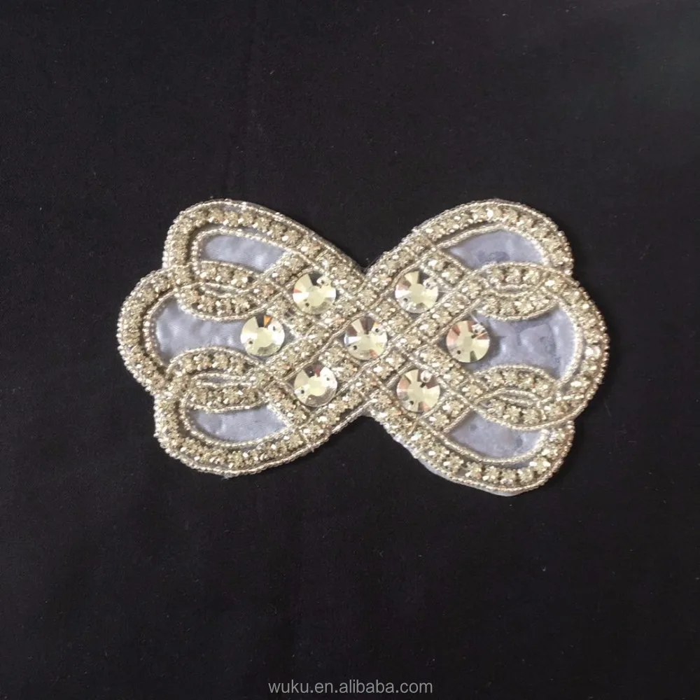 wuku design bridal wedding dress applique BP-266