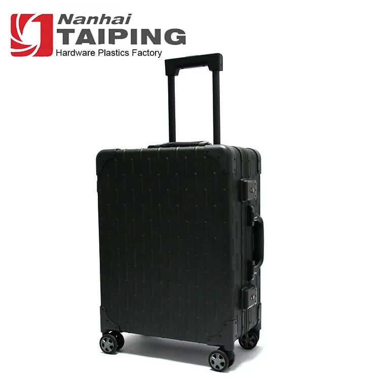 Fashion New 20 inch Black Aluminum Suitcase Trolley Case