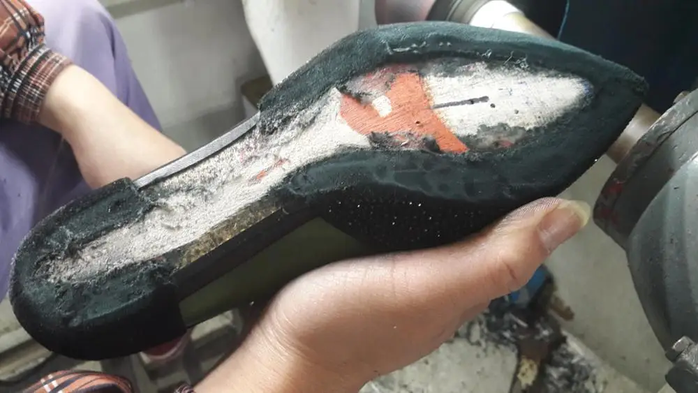 YT-1050 Double-headed Dust Suction Grinding Sole-roughing Machine