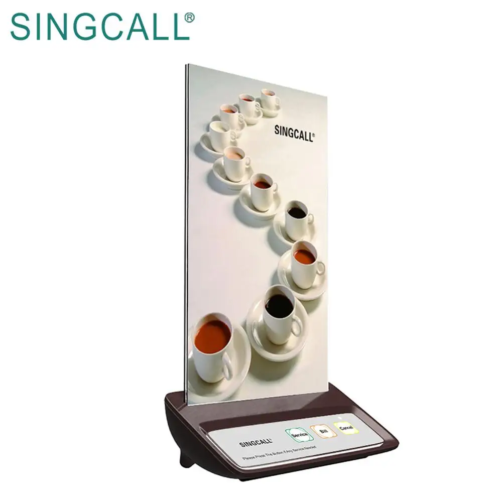  SINGCALL Беспроводная Вибрирующая кнопка звонка для