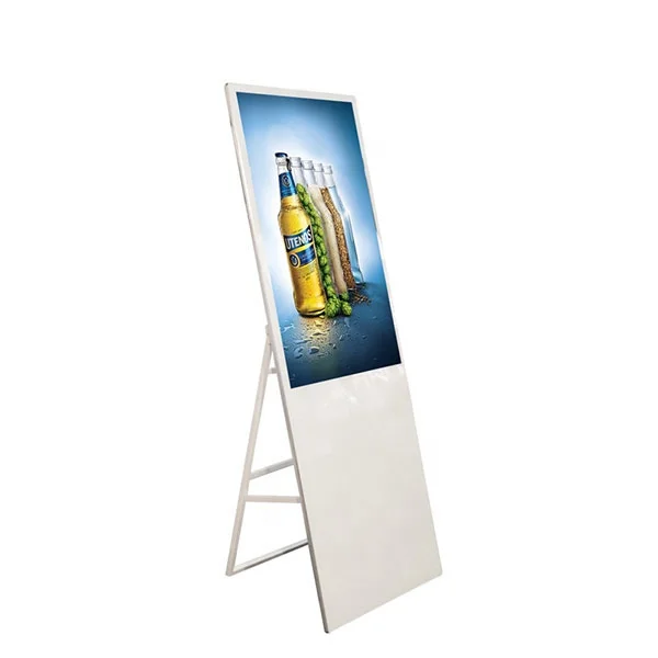 Shop Entrance Portable 43inch Ultra Thin Android Remote Control LCD Digital Signage and Displays Kiosk