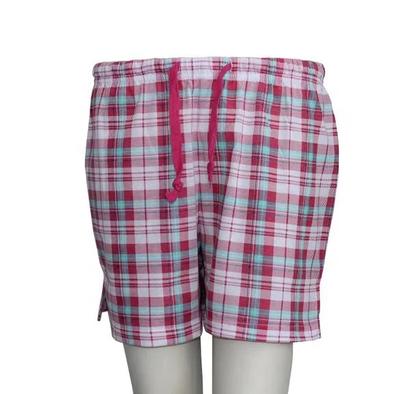 Ladies pyjamas in round neck short sleeve tee shirt and long pants with full elastic waistband homewear