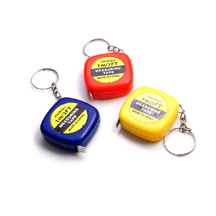 
Promotional round tape measure key chain 