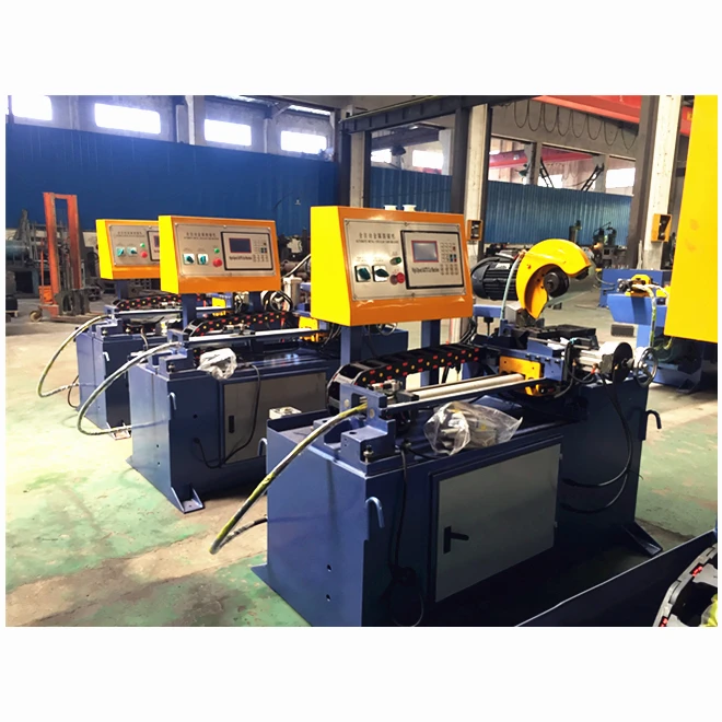 
chinese manufacturer sell pneumatic metal pipe and square tube cold cutting machine 