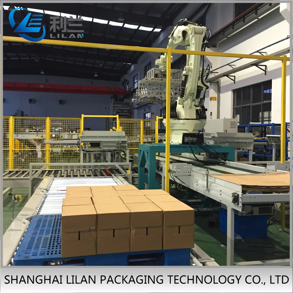 Робот поддон, штабелеукладчик для коробки и бутылки пакеты