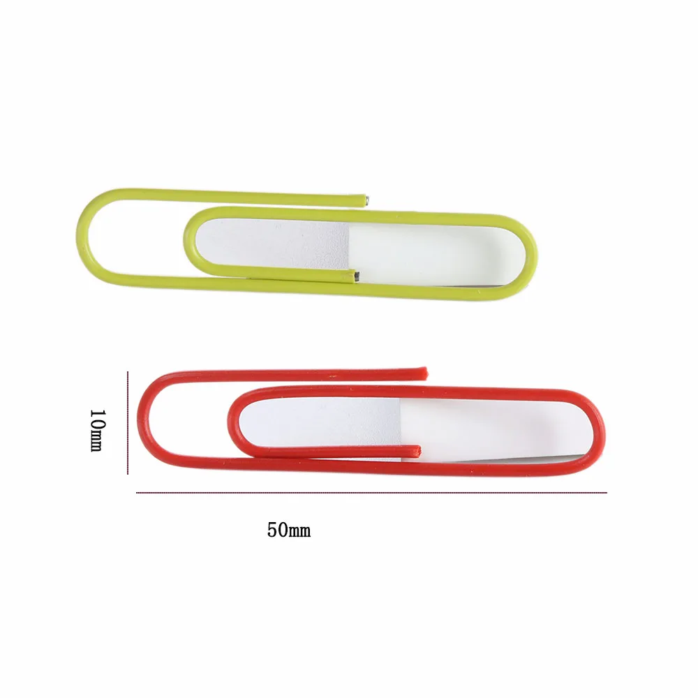 Hot selling colored mini office and school  paperclip plastic paper clip