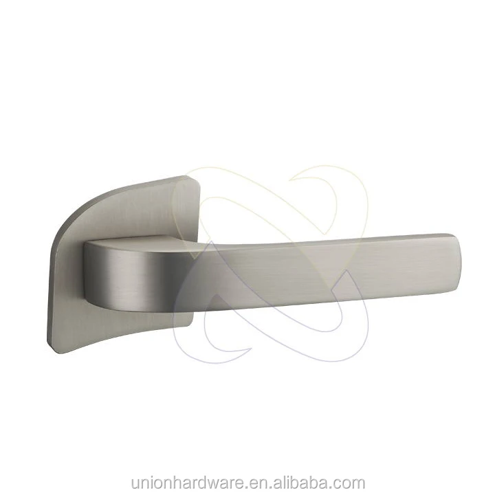 
New design Zamak internal lever door handle,interior door handle in matt black nickel finishing 
