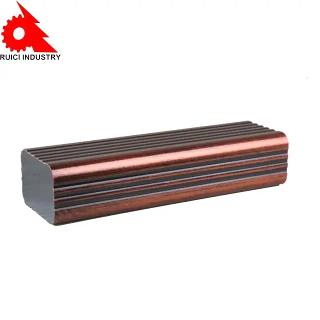 
Custom roof drain size brackets aluminium rain gutter 