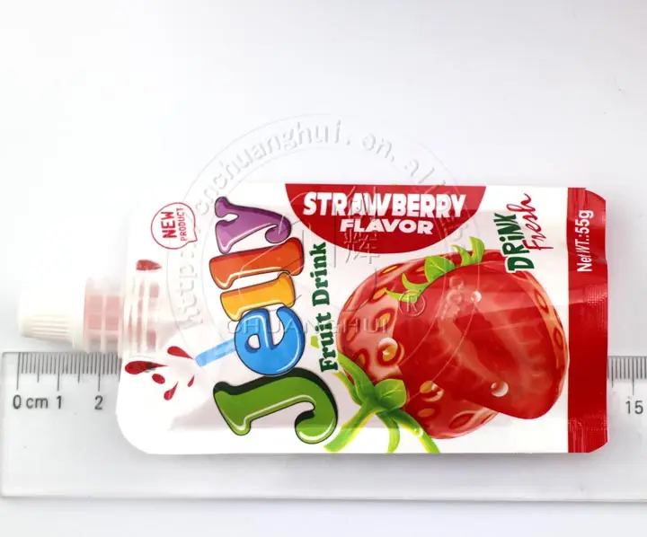 55 г фруктово-сосущий желеобразный напиток в мешках