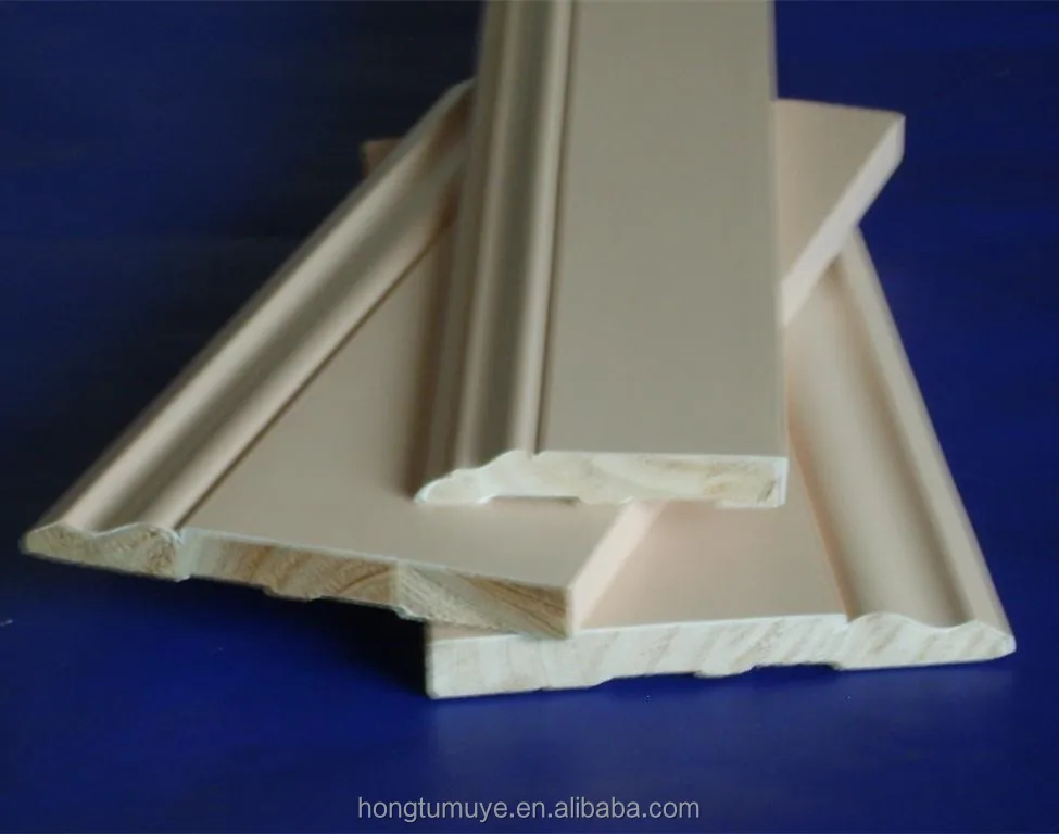 
Covered with PVC or Woodgrained Paper MDF or Solid Wood Baseboard 