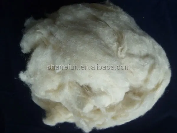 100% tussah silk noils,tussah silk waste