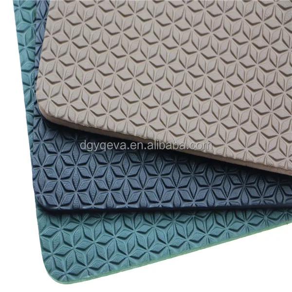 
EVA foam pattern massage flip flops molded insoles material for shoe sole material 