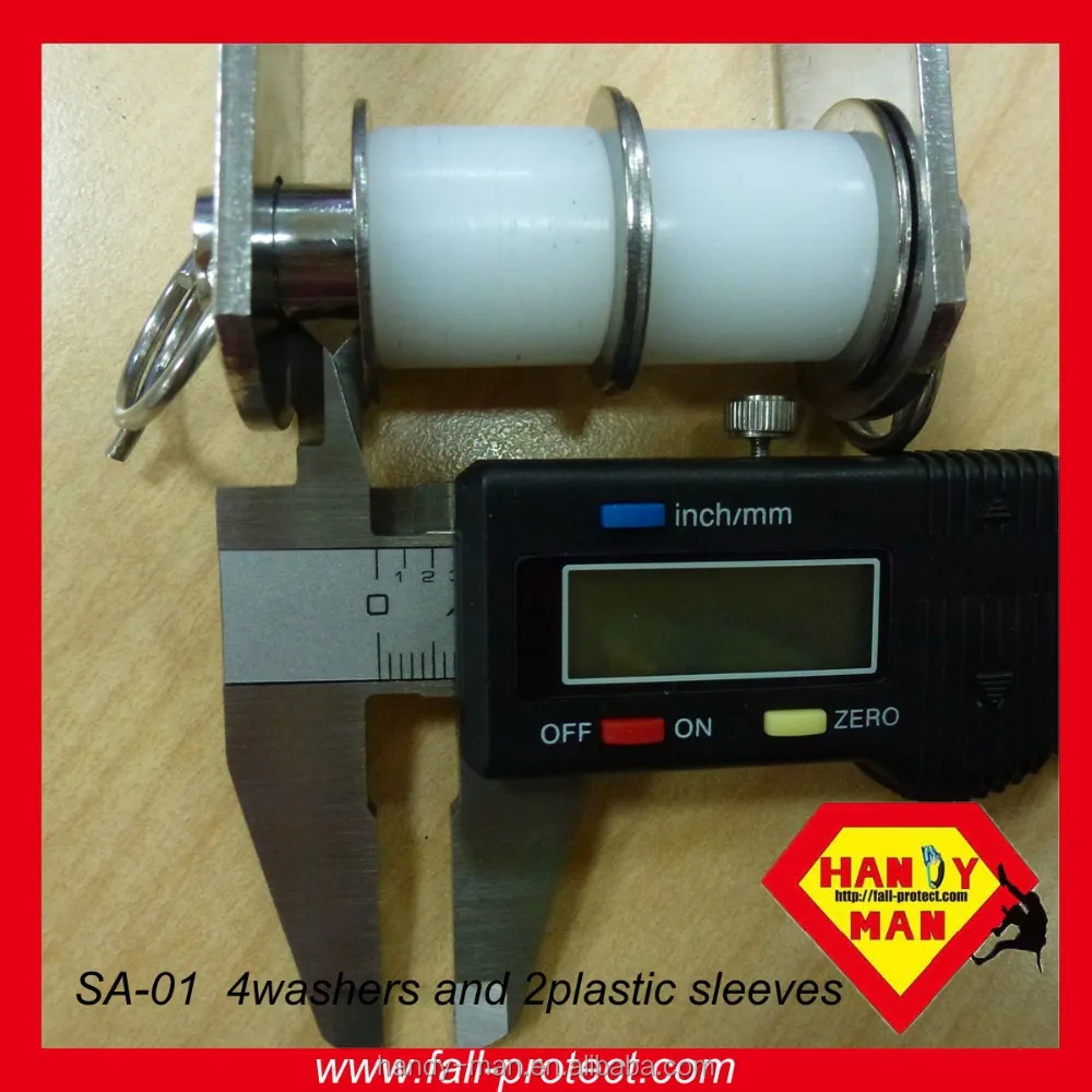 SA-03 Horizontal Lifeline System with wire cable Small Shock Absorber- Stainless Steel Spring