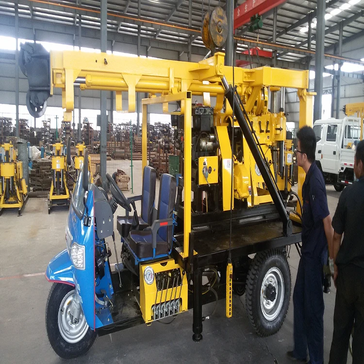 Trailer Mounted Water Well Borehole Drilling Machine