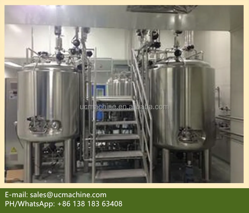steam jacketed tank stainless steel industrial tank mixer