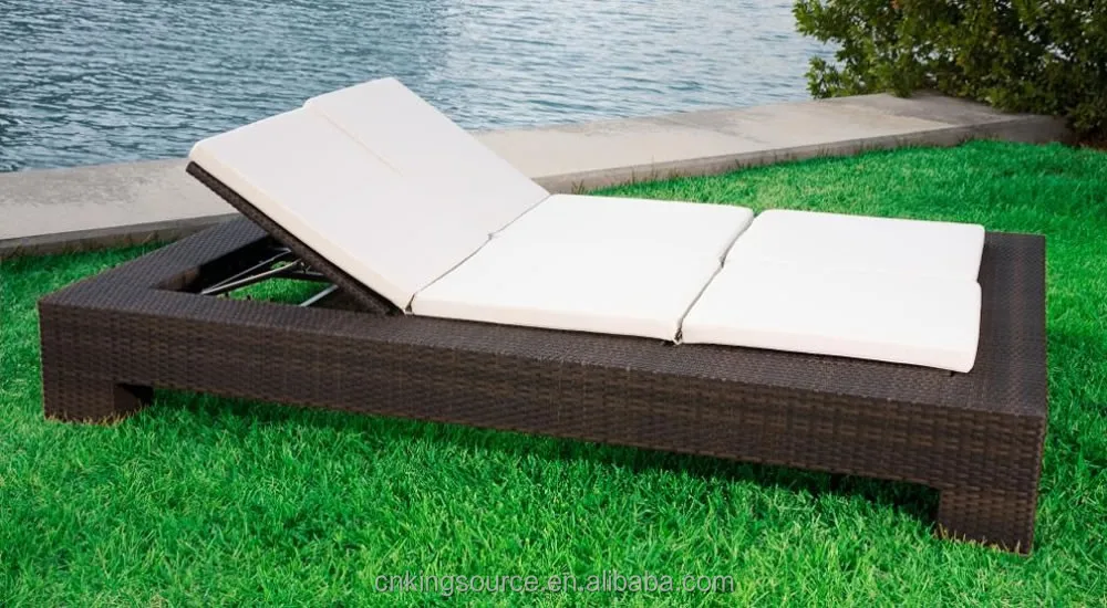 
All weather Beach Outdoor Double Swimming Pool Chaise Sun Lounger 