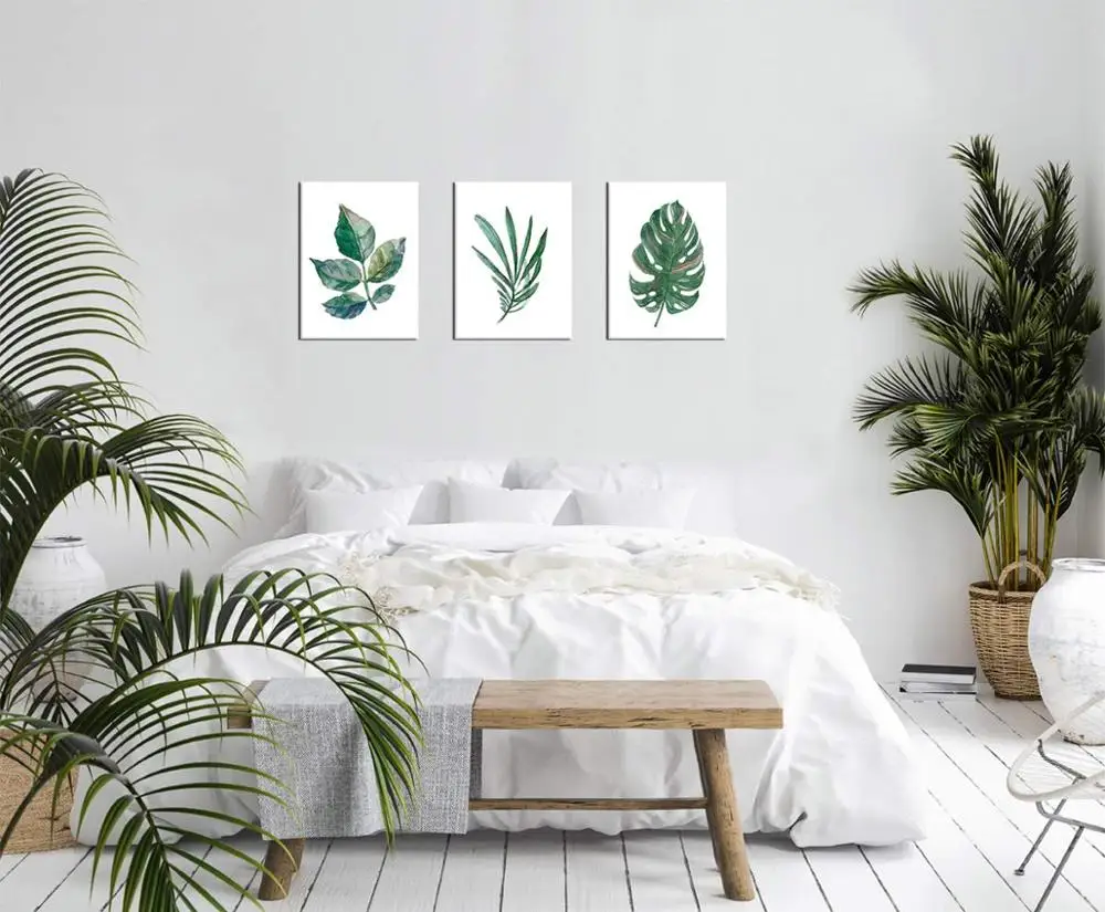 
Wall Decor Landscape Painting Watercolour Picture For Bathroom 