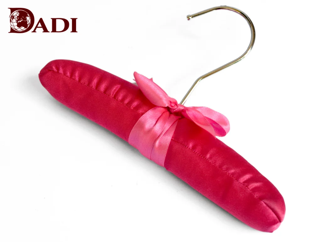 Wholesale Fabric Satin Padded Baby Clothes Hanger