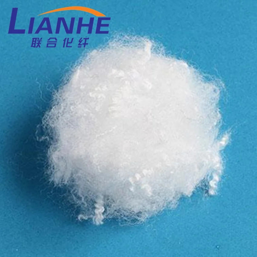 1.5d*38mm purple polyester fibre,regenerated polyester staple fiber,polyester ball fiber filling pillow