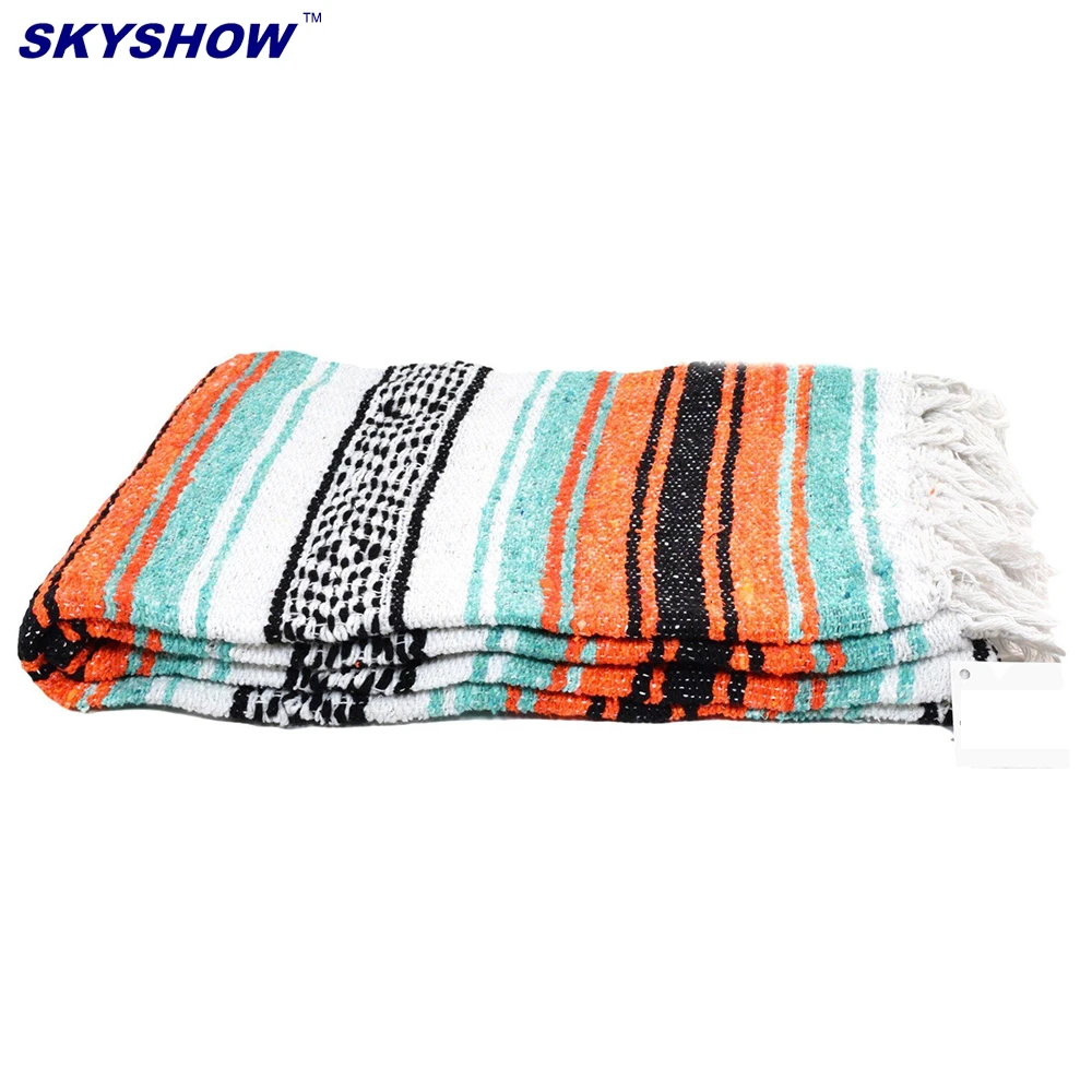 Mixed Patterns Super Soft  Mexican Blankets Colorful Blankets