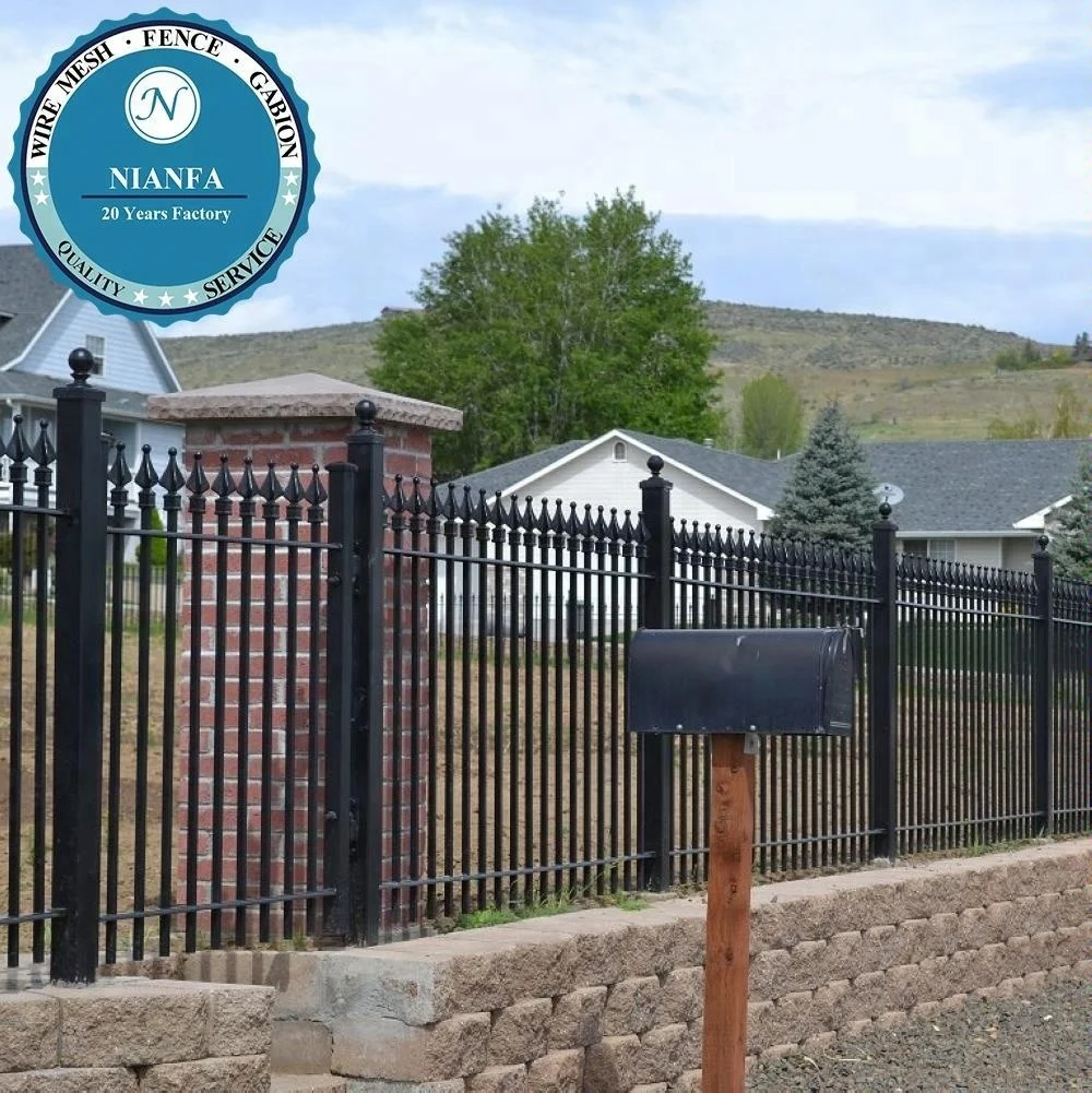 wrought garden iron fence