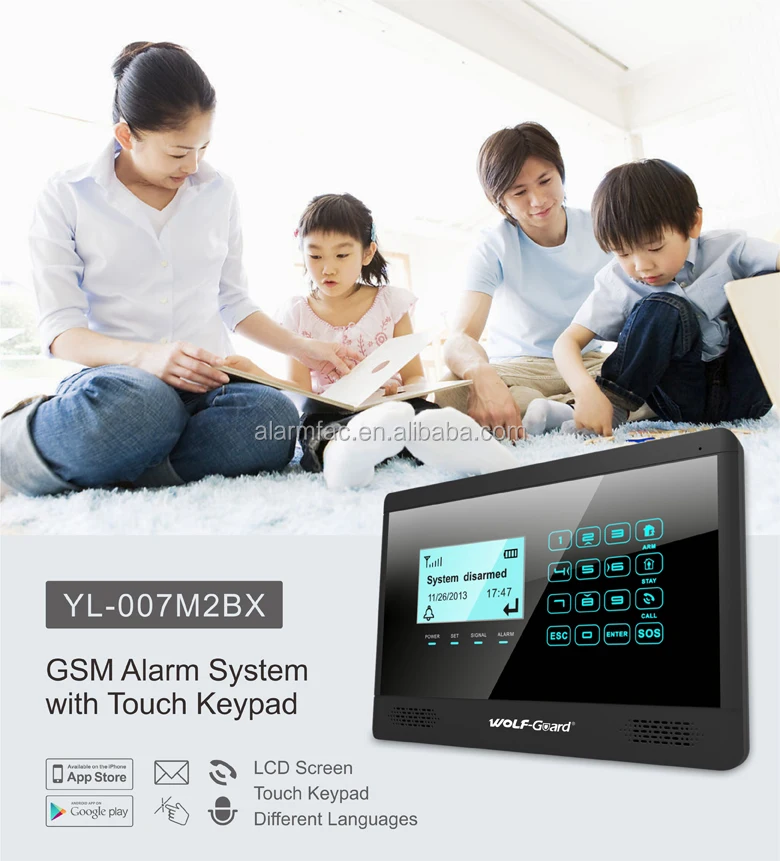 Tuya app Italian French WIFI  gsm  Security  Alarm system with fall detection
