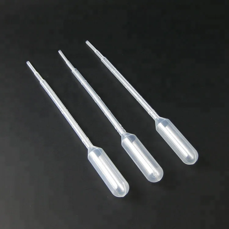 Disposable Plastic Pasteur Pipette 0.5ml, 1ml, 2ml, 3ml, 5ml