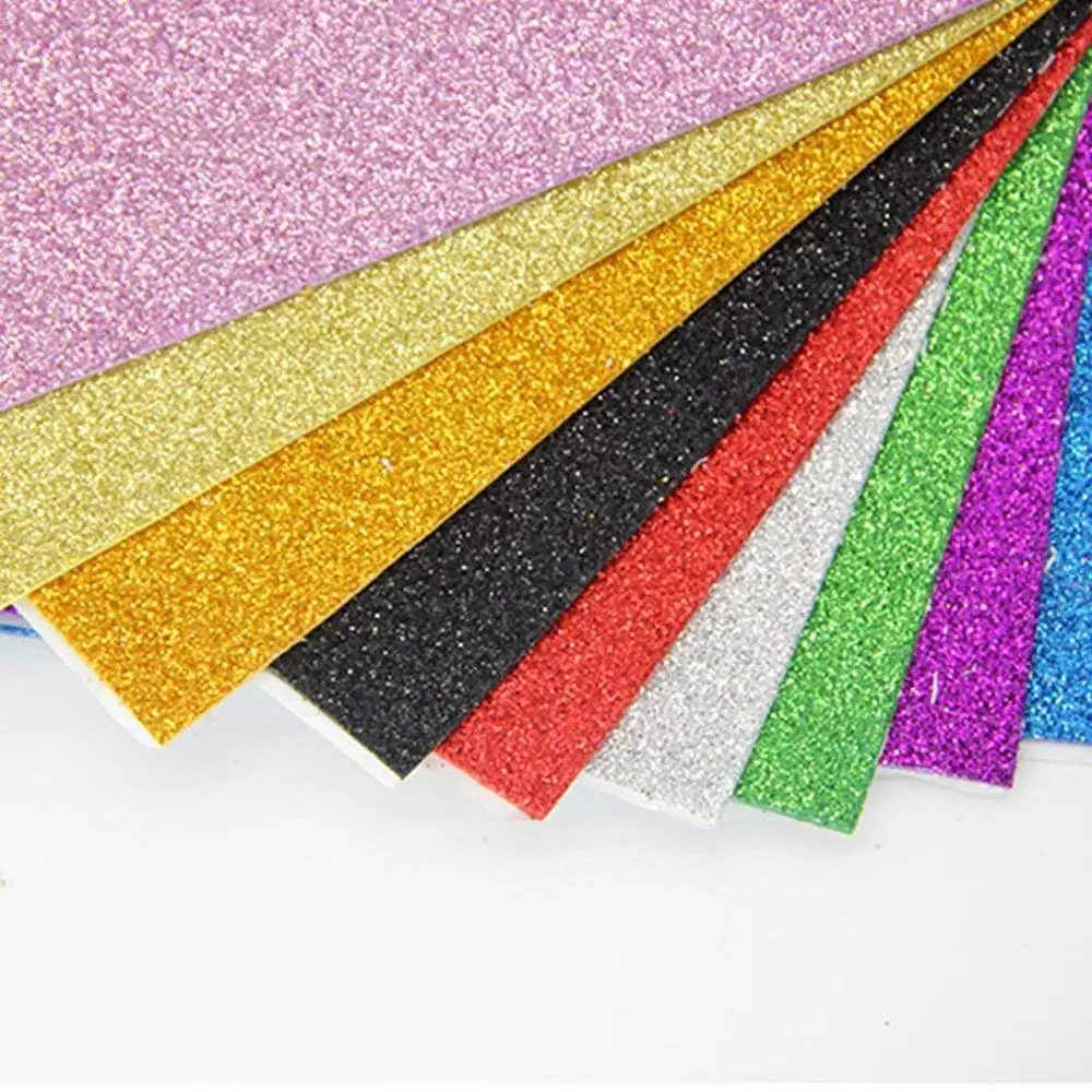 
Glitter Foam Sheet Best Price Thin 1 5mm Eva Cutting Hild Toys Custom Size Customized Certified 1.5-80mm Eco-friendly CN;FUJ SZ 