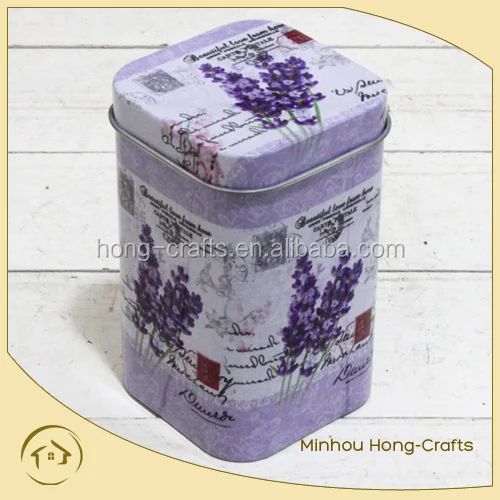 Металлическая коробка для хранения серии «Лаванда» оптовая продажа подарков на день Святого Валентина