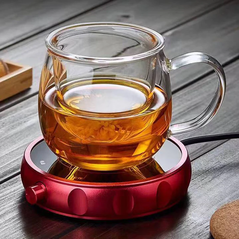 China Manufacturer High temperature resistant office Tea Cup with bamboo lid and glass infuser