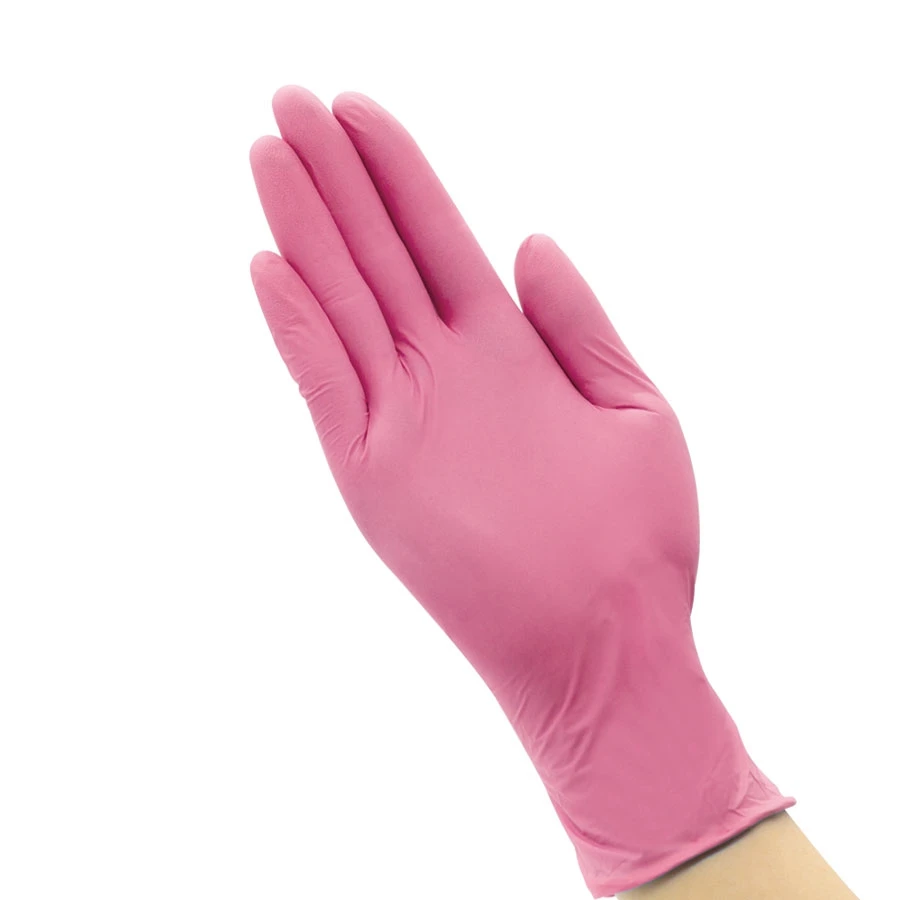 Hot Sale Oil Resistant Waterproof Disposable Powder Free Pure Nitrile Gloves