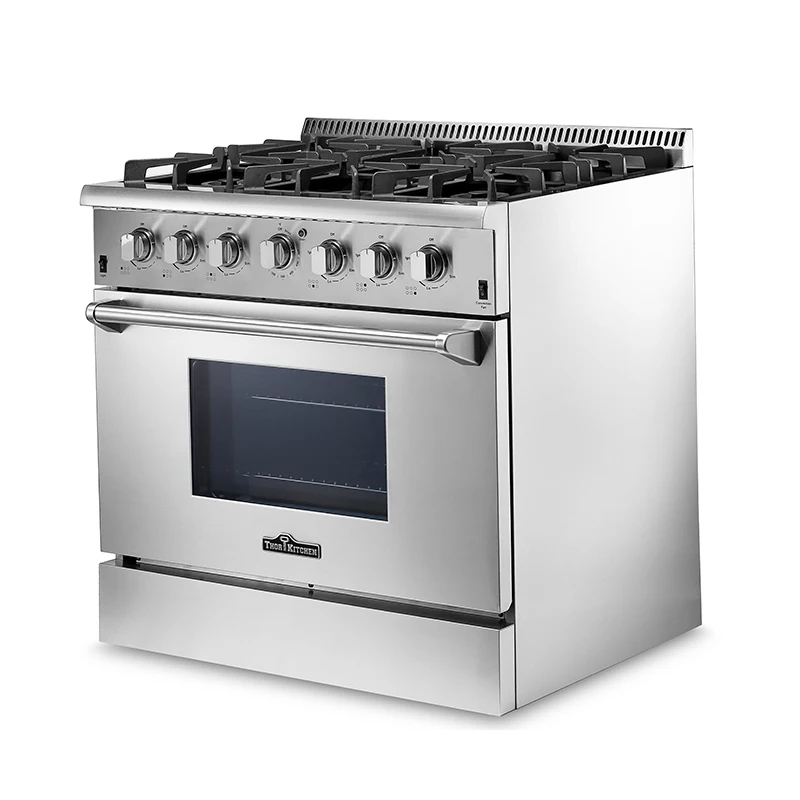 
Wholesale Luxury kitchen appliances 6 burners gas cooking range brands 