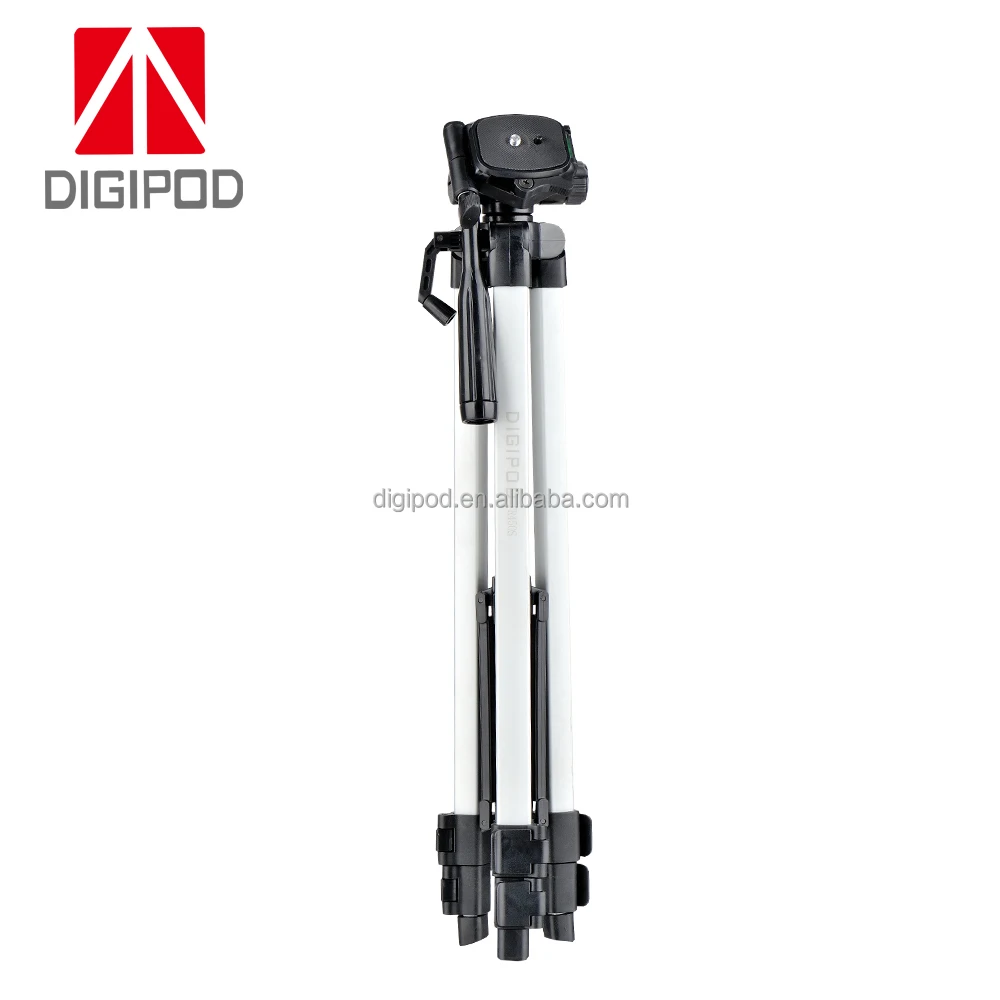 
Silver color 53 inch good price portable tripod stand for mobile phone camera 