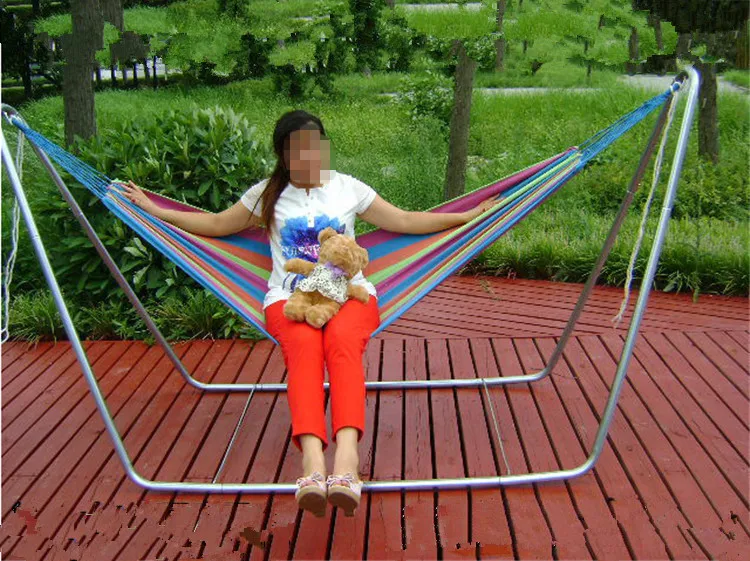 200*80CM Double Hammock Camping Survival Hammock Parachute Cloth Portable Double Person Outdoor Leisure Hammock