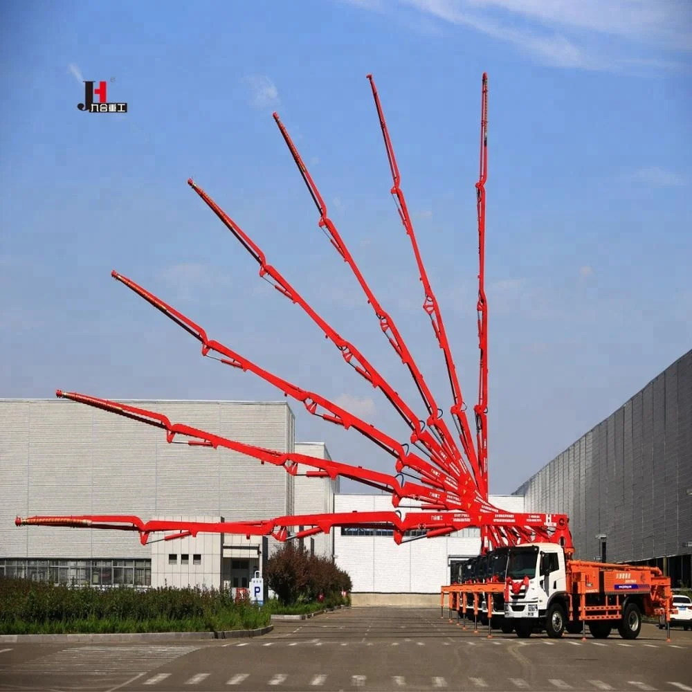 56M mobile wildely used  concrete boom pump truck for hot sale