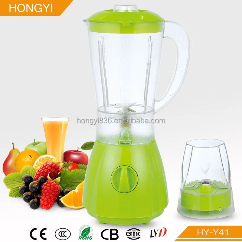 Newest blender smoothie maker power juicer 1.5L plastic table blender mixer juicer