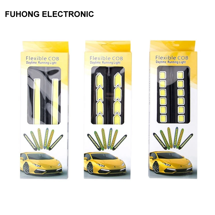 
Waterproof Soft Universal Cars Daytime Running Light Cob Flexible LED DRL 