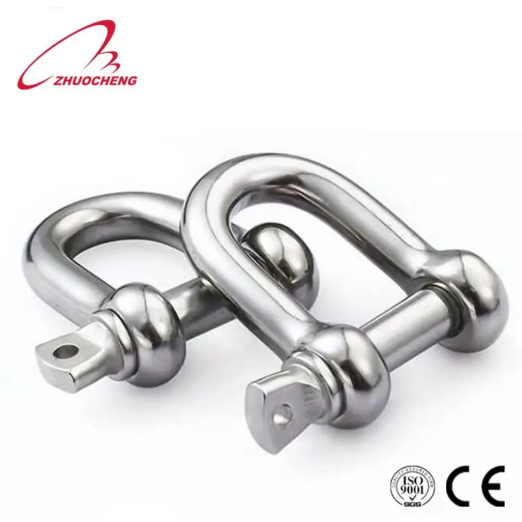 stainless steel D-shackle in fastener