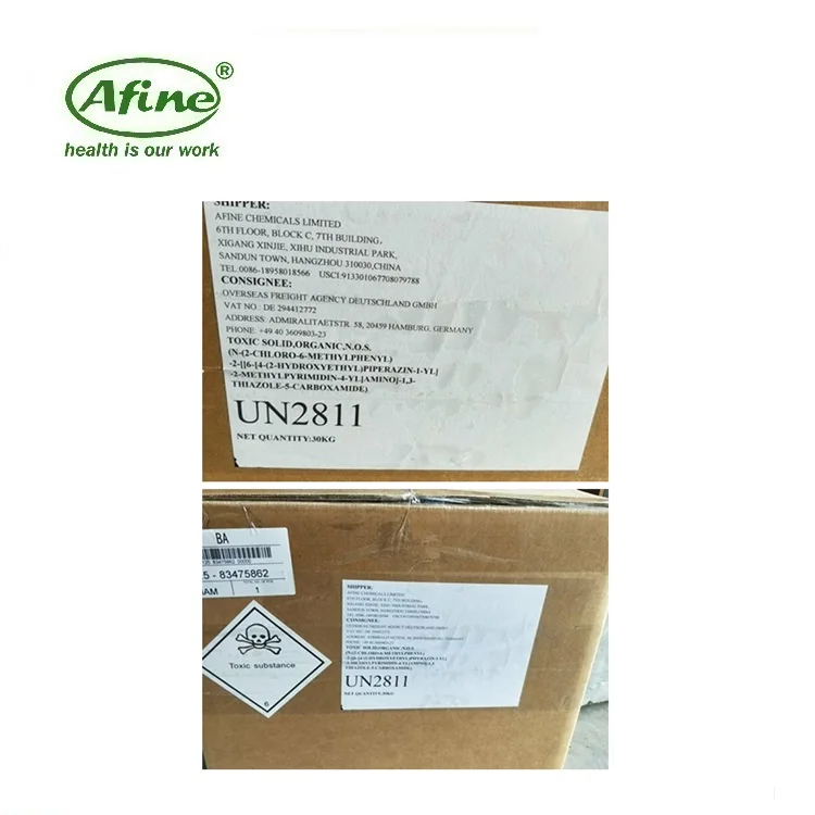 
Pharmaceutical ingredient Dasatinib monohydrate Cas 863127-77-9 