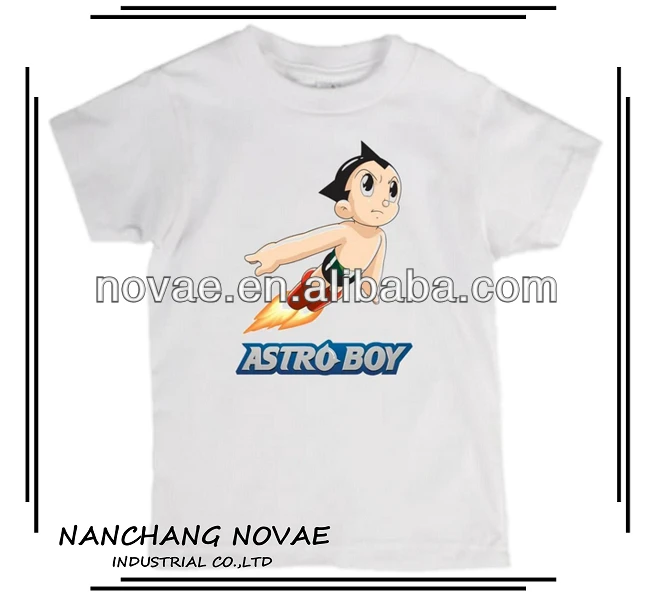 Дети , как манга по уходу за детьми ASTRO BOY футболка с здесь печатных
