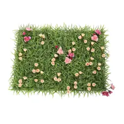 Искусственная изгородь новый дизайн грабли трава растение панель зеленая стена для оптовой продажи