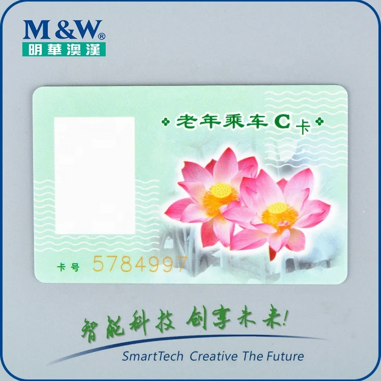 Customized Contactless PVC/PET Material Bus Card Citizen Card NFC CMYK Offset Printing; Silk Printing; Digital Printing Etc