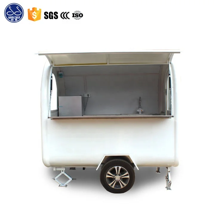 Tow Bar Trailer Outdoor Snack Vending Mobile Coffee Shop