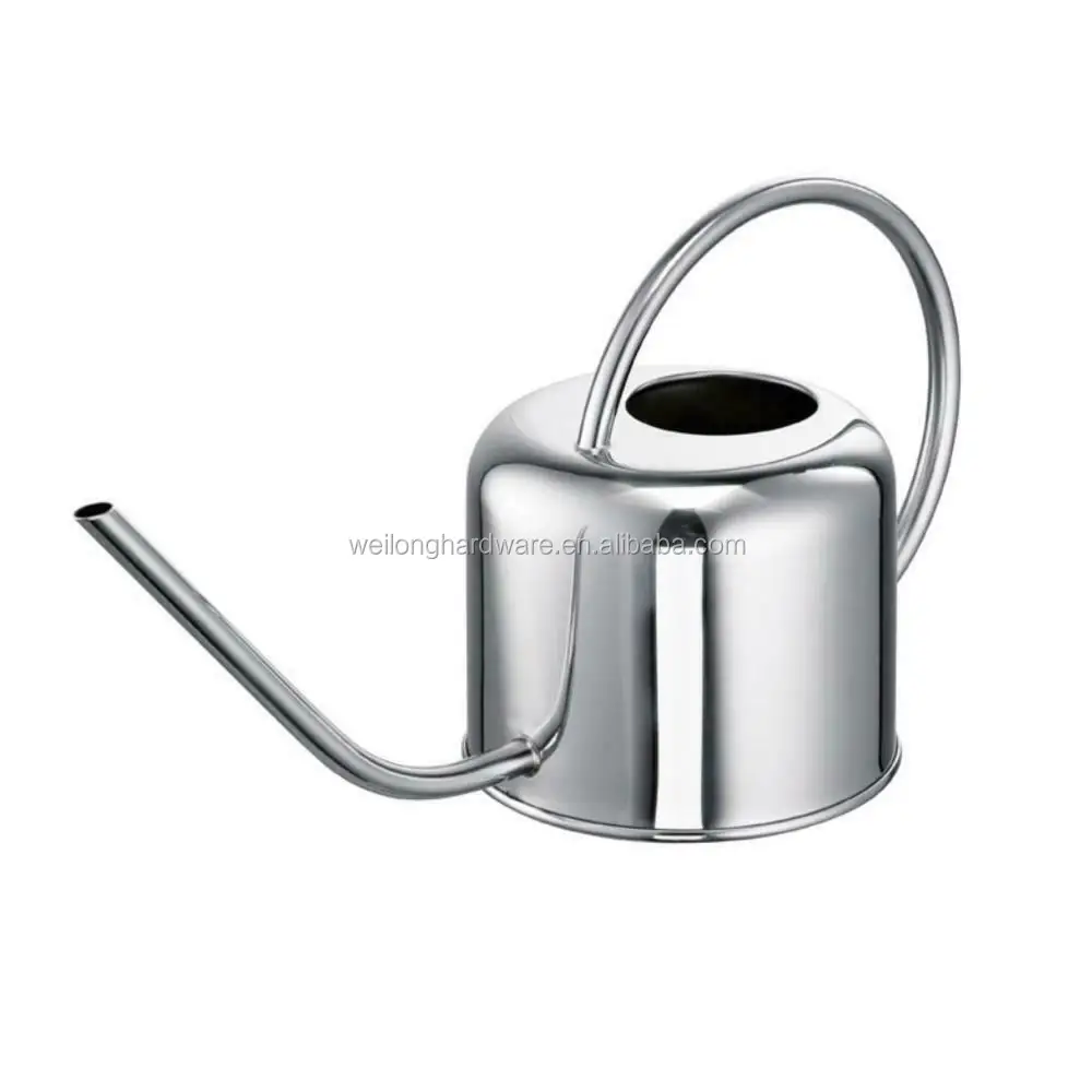 1L Stainless Steel Watering Can Garden Home Modern