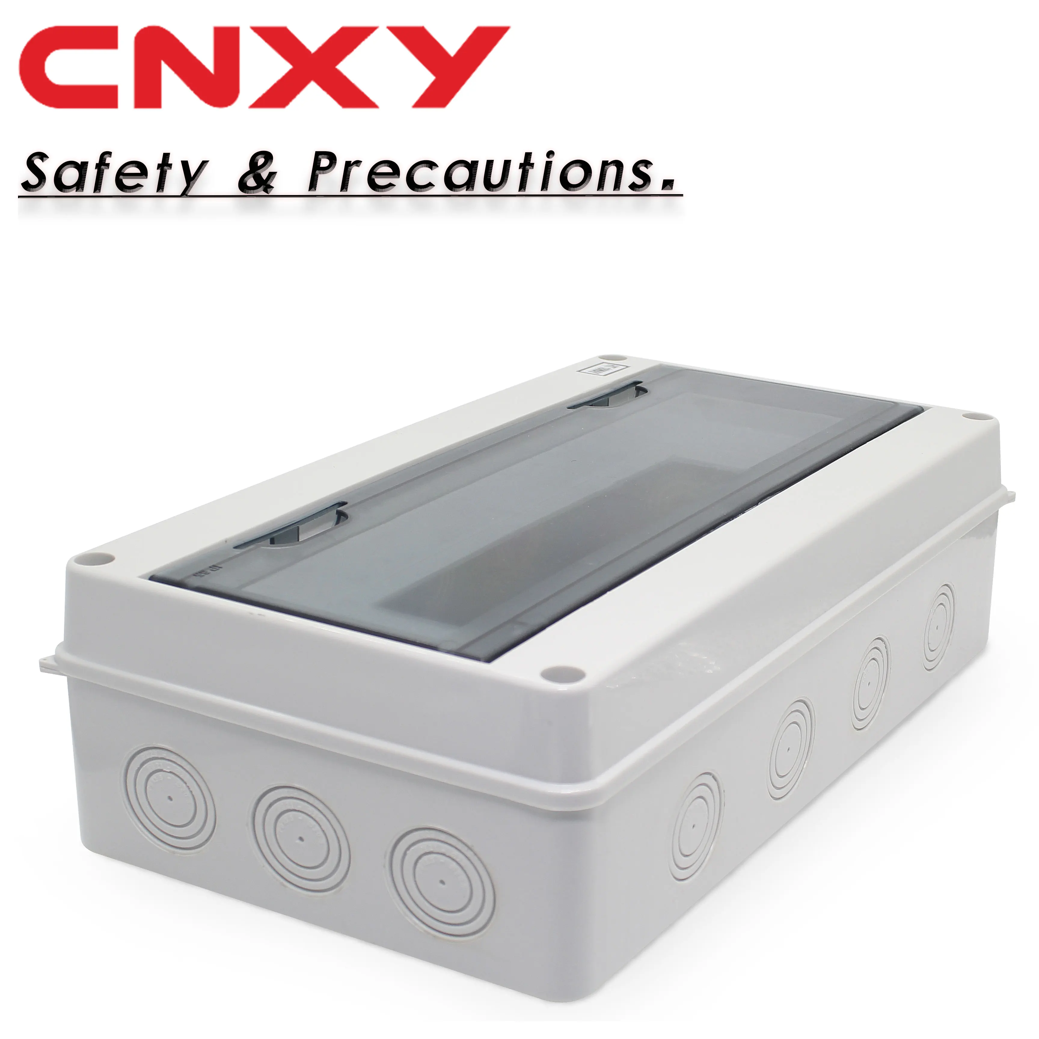Water Resistant Plastic Circuit Box 220 / 380 Voltage With Transparent Flip